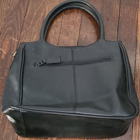 Renzo Rosati Italy Black Vegan Leather Handbag - Picture 4 of 15